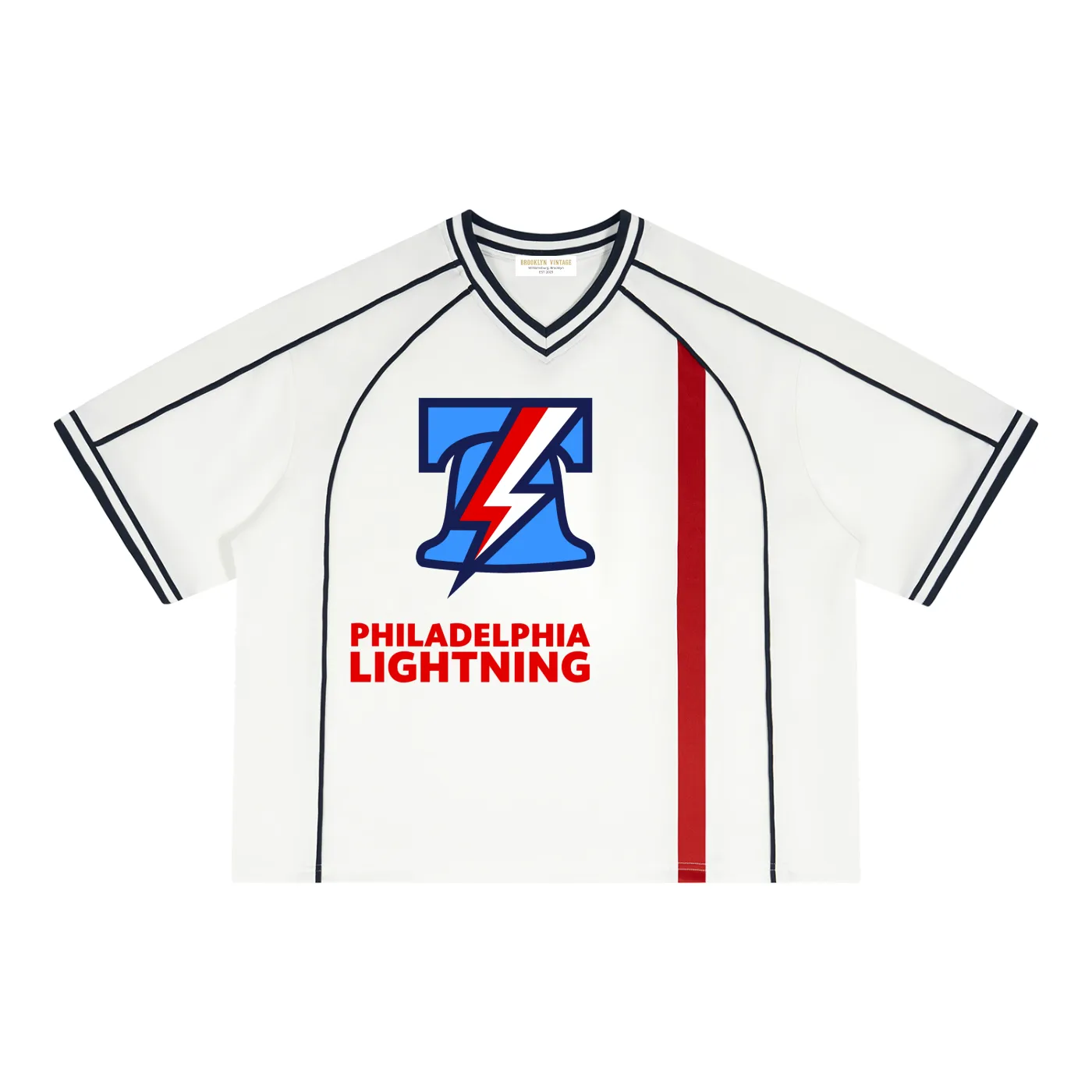 Philadelphia Lightning white jersey